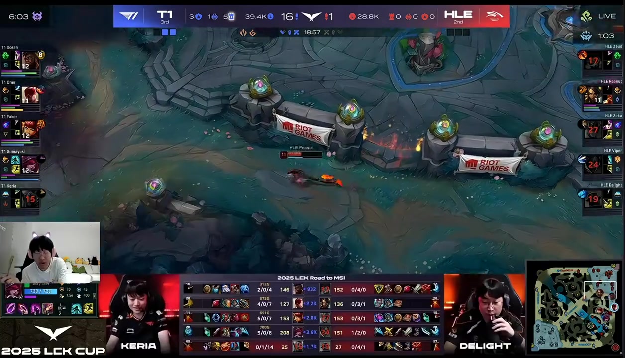 米勒：第一次见HLE心态被打炸，他们一直很有韧性，BO5胜率也高